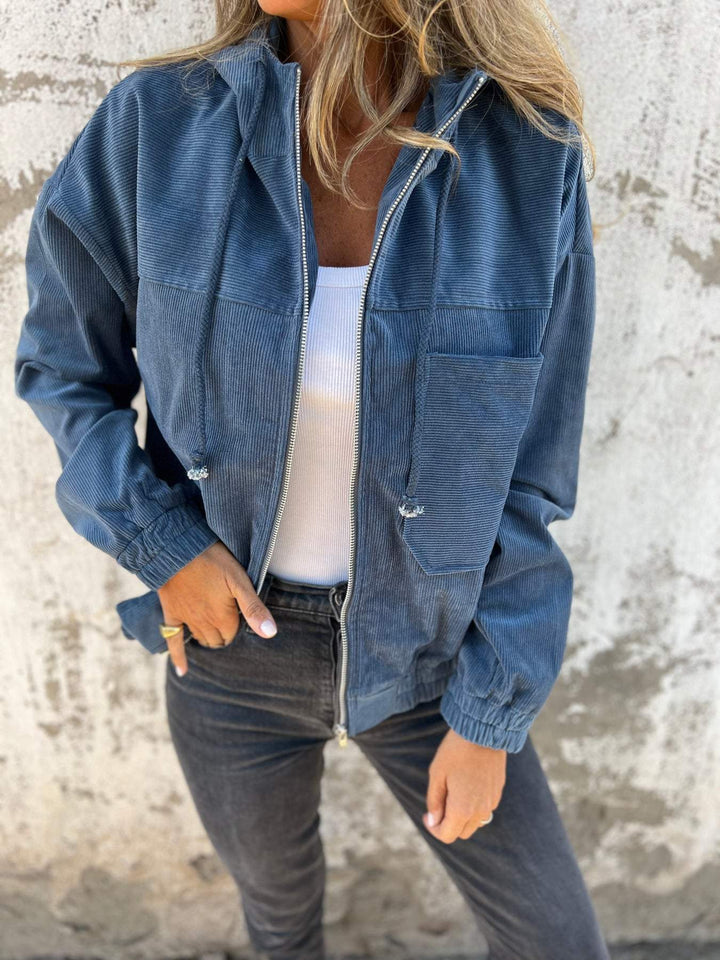 Lila – Casual Jacket with Hood and Zip