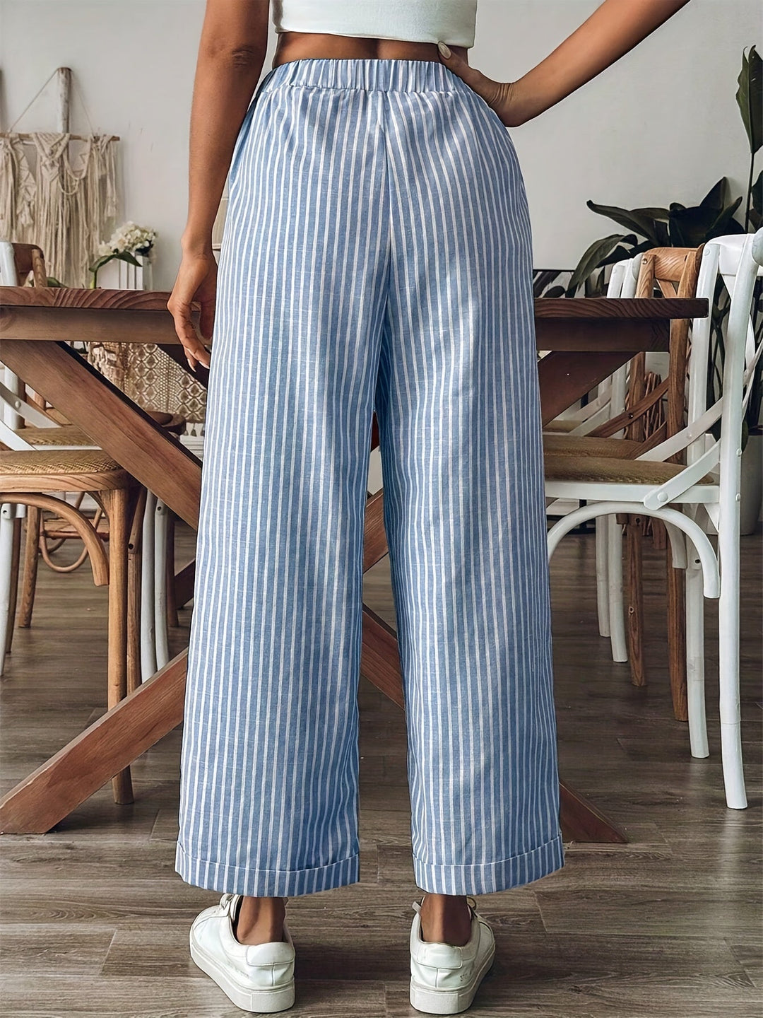 Zilda – Striped Wide-Leg Trousers