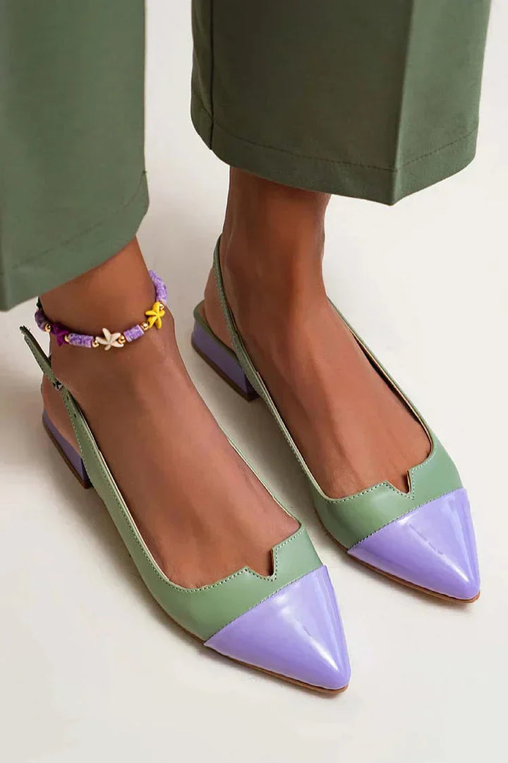 Clarisse | Backstrap Sandals with Pointed Toe