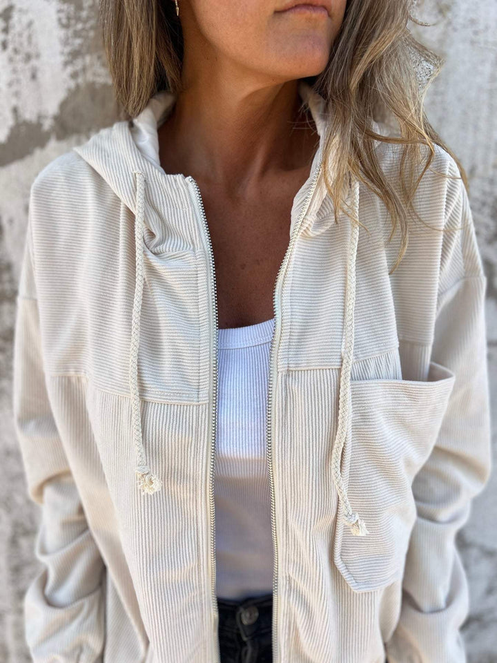 Lila – Casual Jacket with Hood and Zip