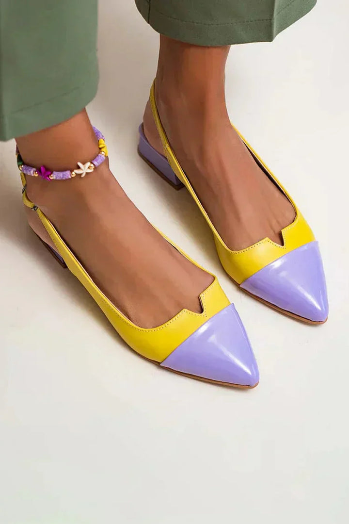Clarisse | Backstrap Sandals with Pointed Toe