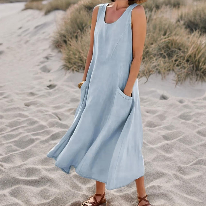 Rhiannon – Sleeveless Relaxed Maxi Dress