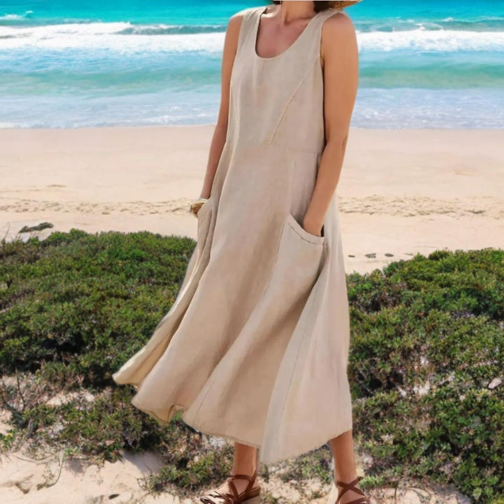 Rhiannon – Sleeveless Relaxed Maxi Dress