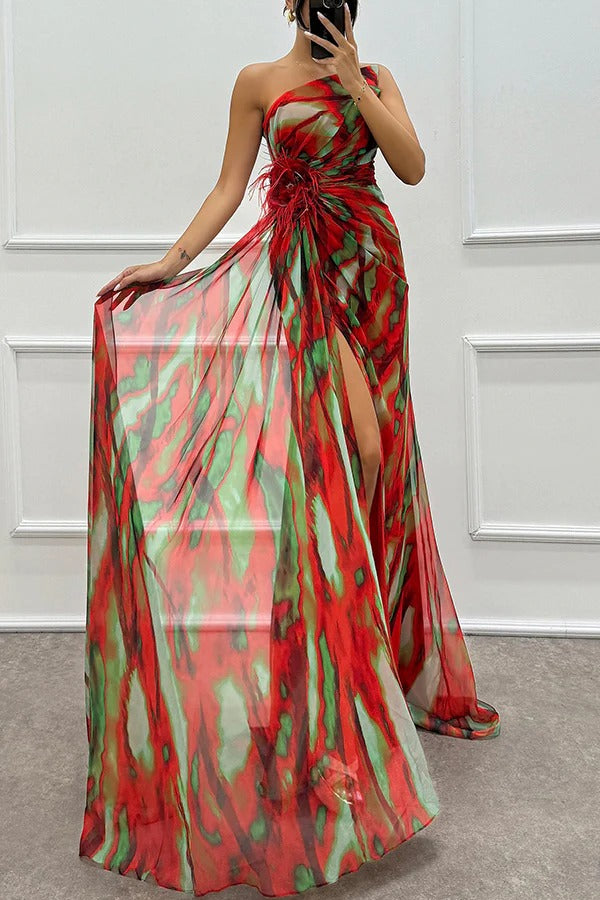 Calla – Vibrant Print Maxi Dress