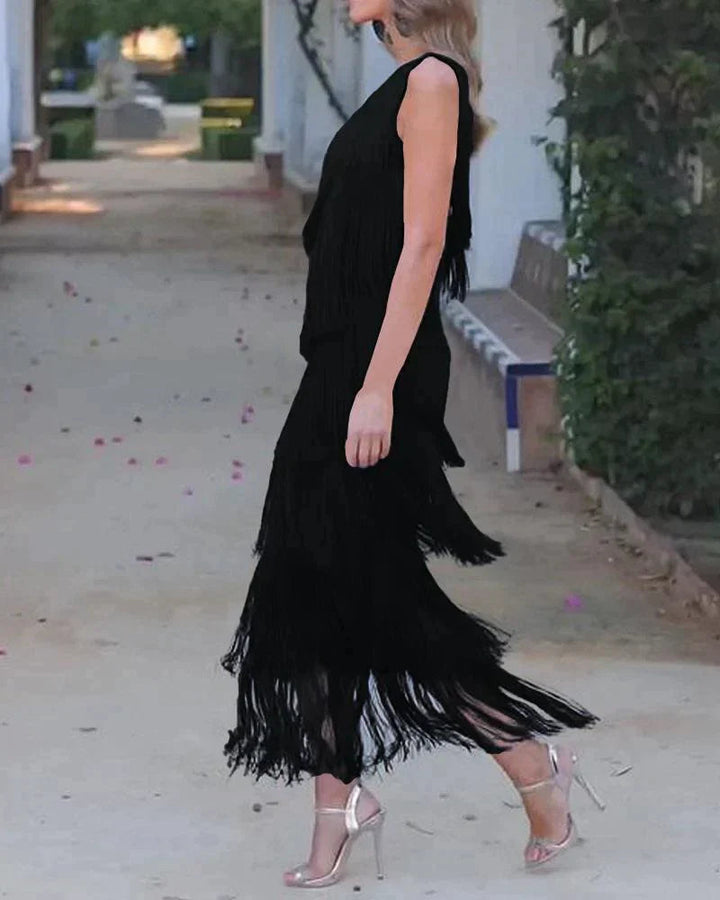 Sofia | Fringe Dress
