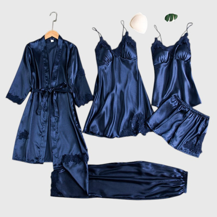 Marcie – Satin Lace Sleepwear Set