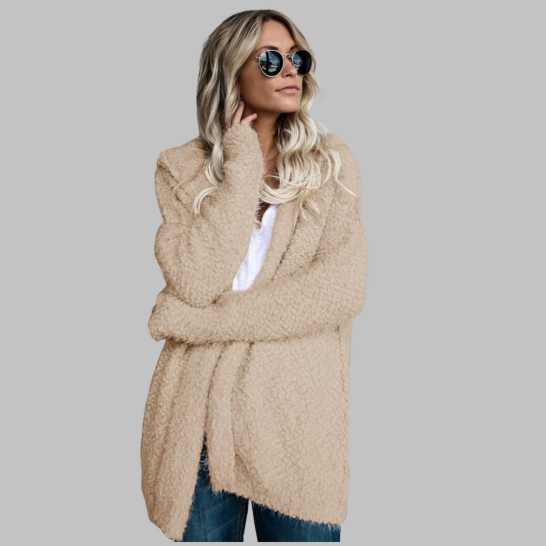 Renelle – Oversized Hooded Cardigan