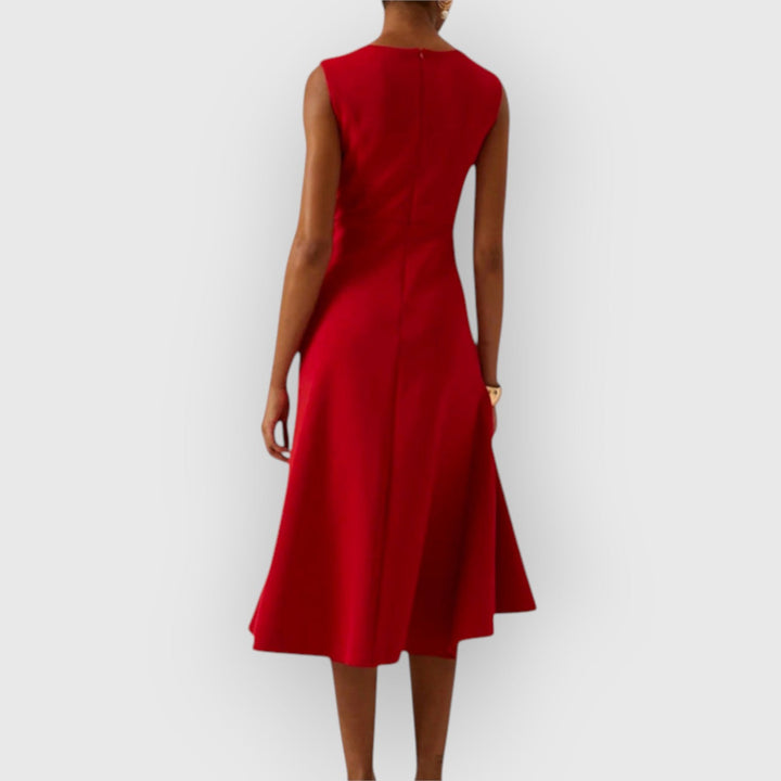 Prunella – Asymmetric Midi Dress