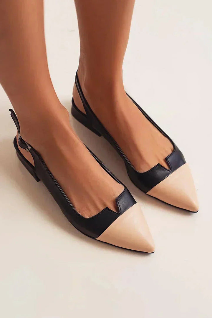 Clarisse | Backstrap Sandals with Pointed Toe