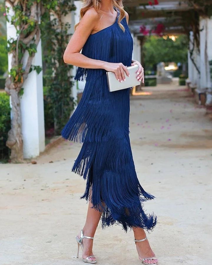 Sofia | Fringe Dress