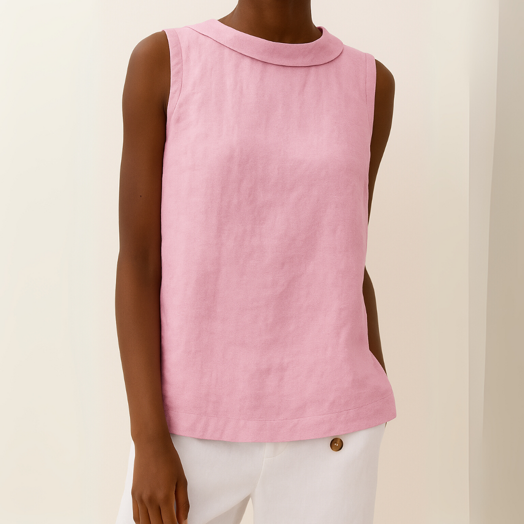 Clarisse – Sleeveless Textured Top
