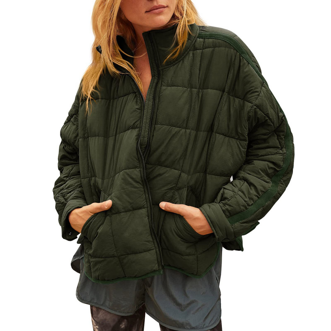 Renita – Quilted Zip Jacket