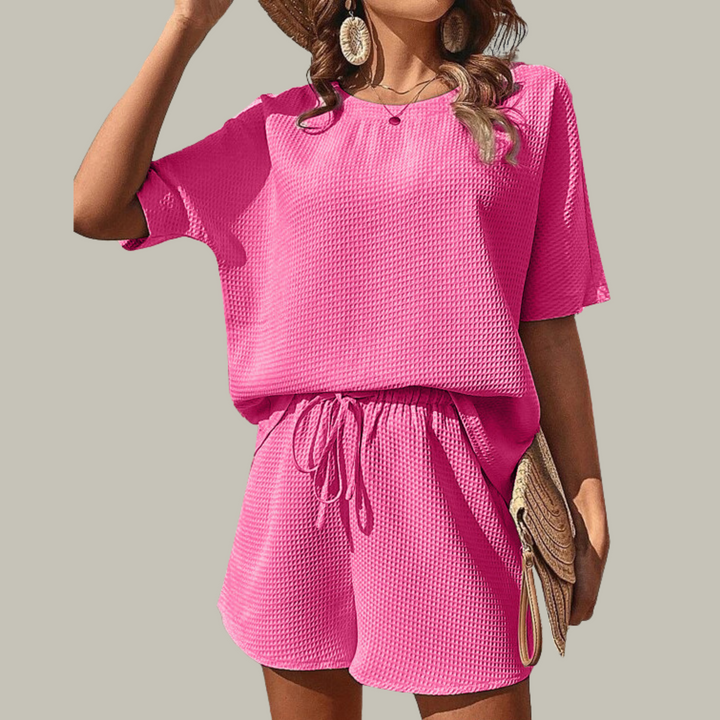 Naomi – Casual Plus Size Summer Lounge Set