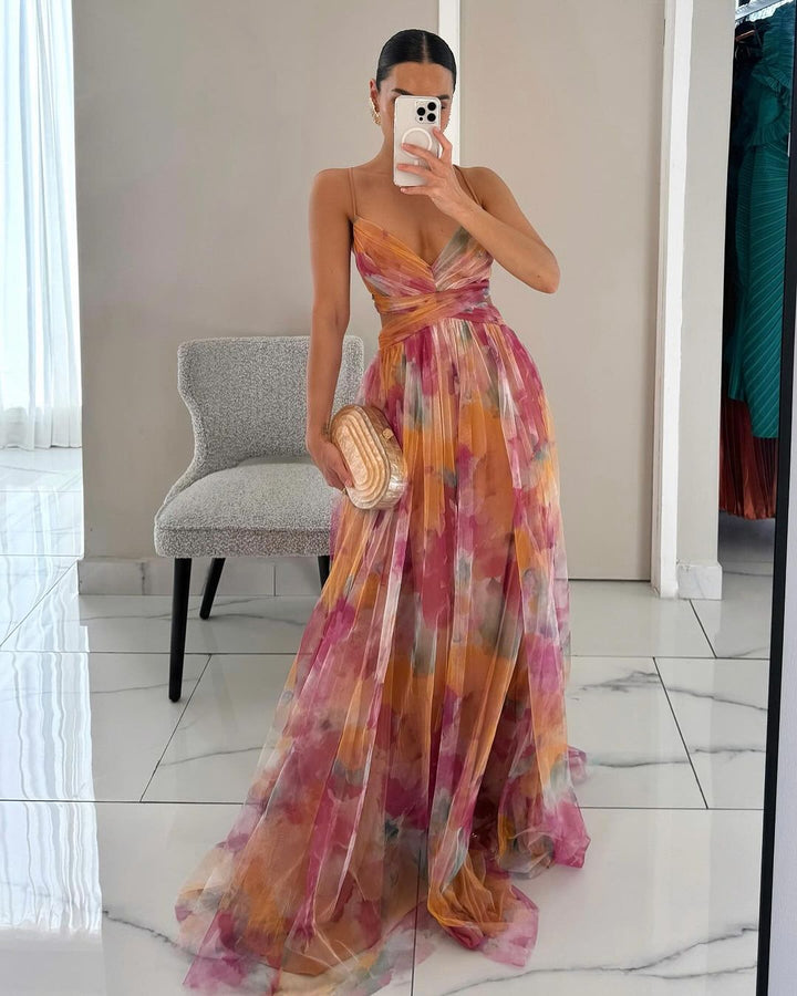 Teagan – Flowing Evening Maxi Dress