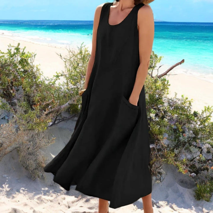 Rhiannon – Sleeveless Relaxed Maxi Dress