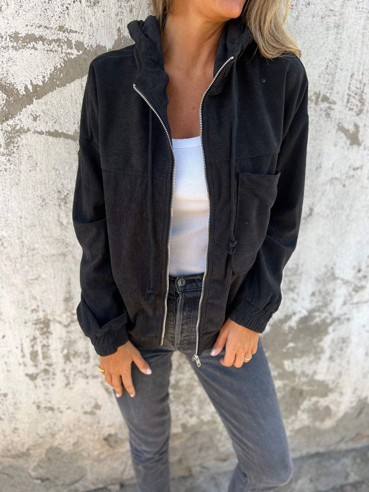 Lila – Casual Jacket with Hood and Zip