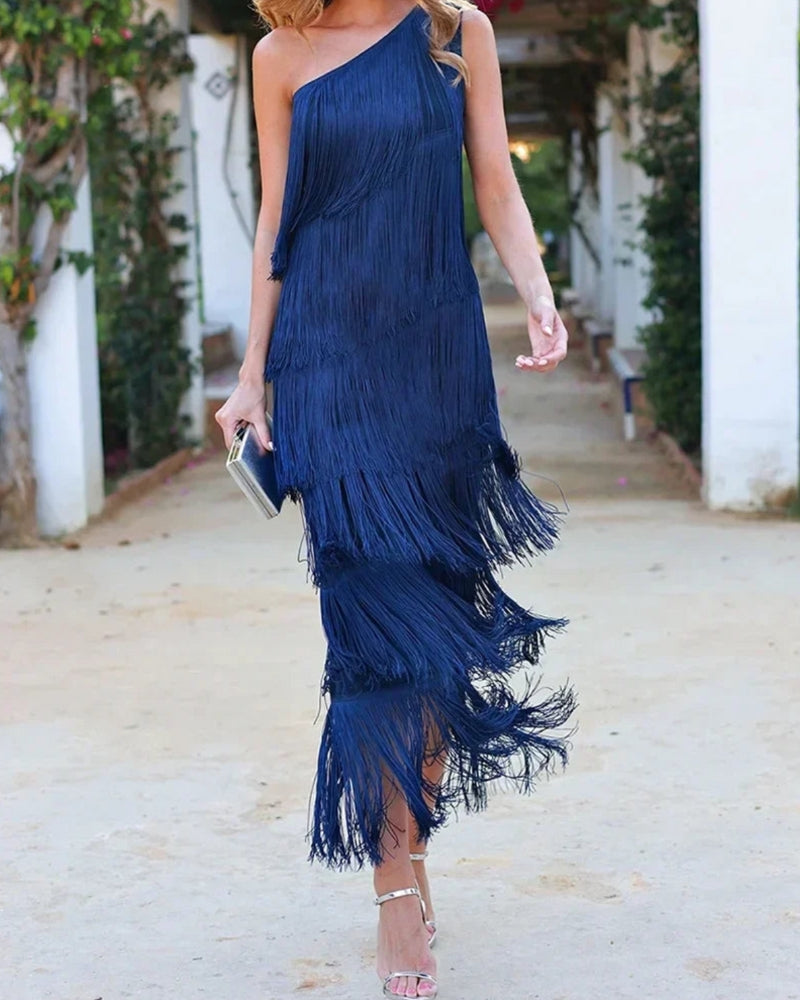 Sofia | Fringe Dress