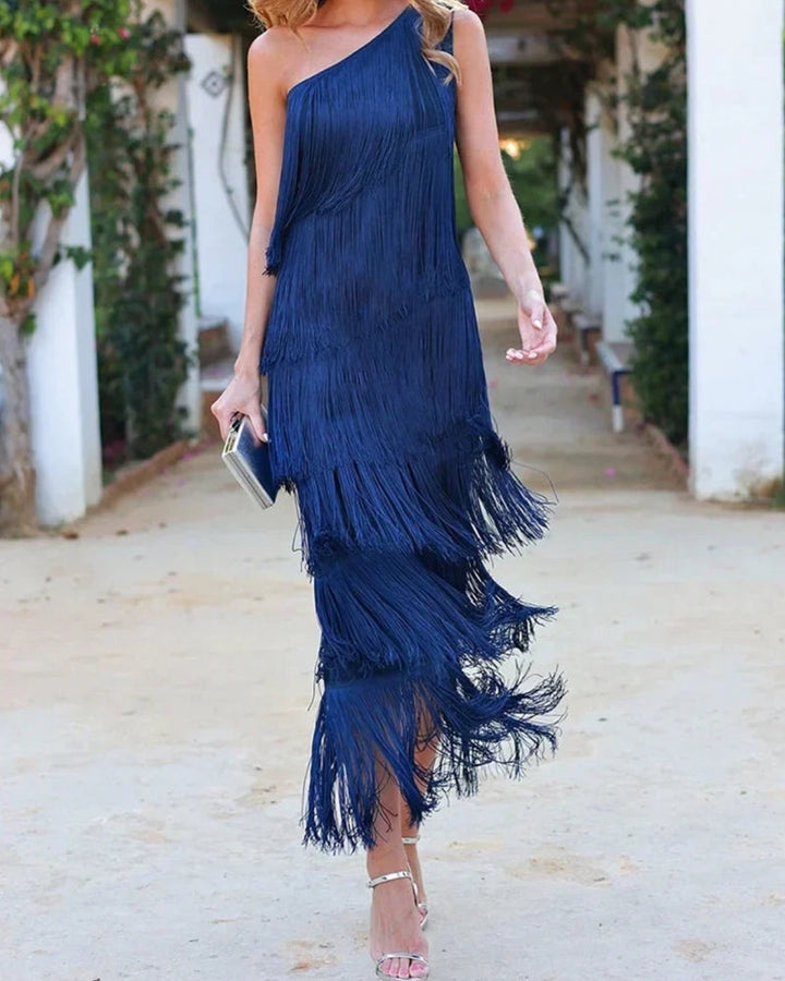 Sofia | Fringe Dress