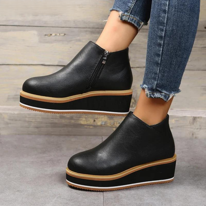 Lucy – Ankle Platform Boots