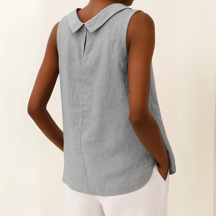 Clarisse – Sleeveless Textured Top