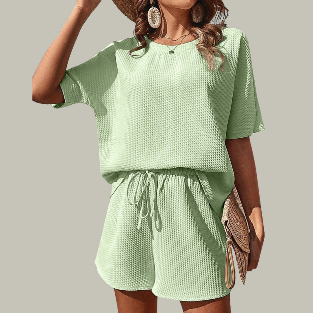 Naomi – Casual Plus Size Summer Lounge Set