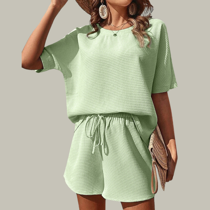 Naomi – Casual Plus Size Summer Lounge Set