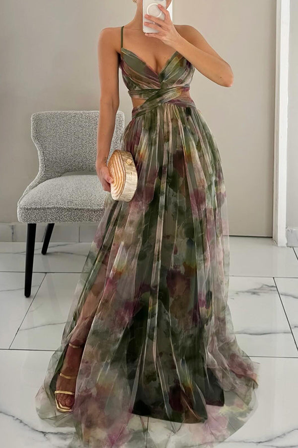 Teagan – Flowing Evening Maxi Dress