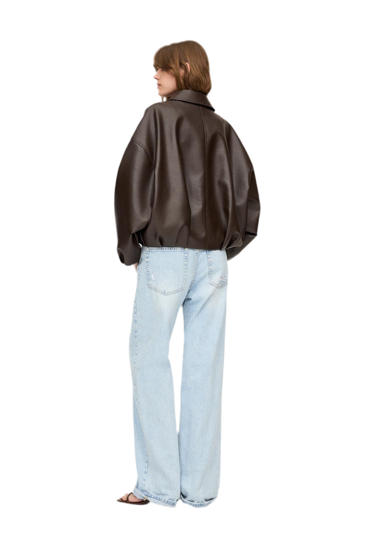 Vice | Oversized Leather Jacket