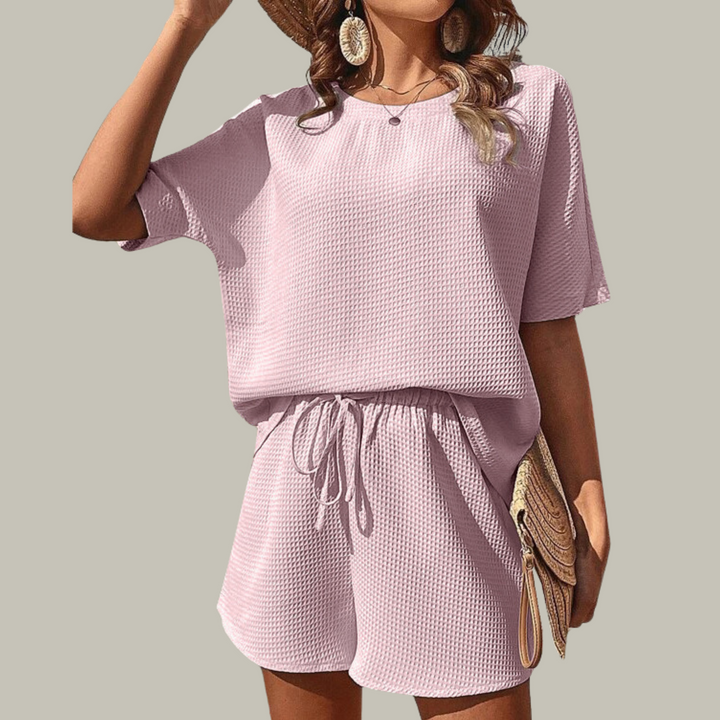 Naomi – Casual Plus Size Summer Lounge Set