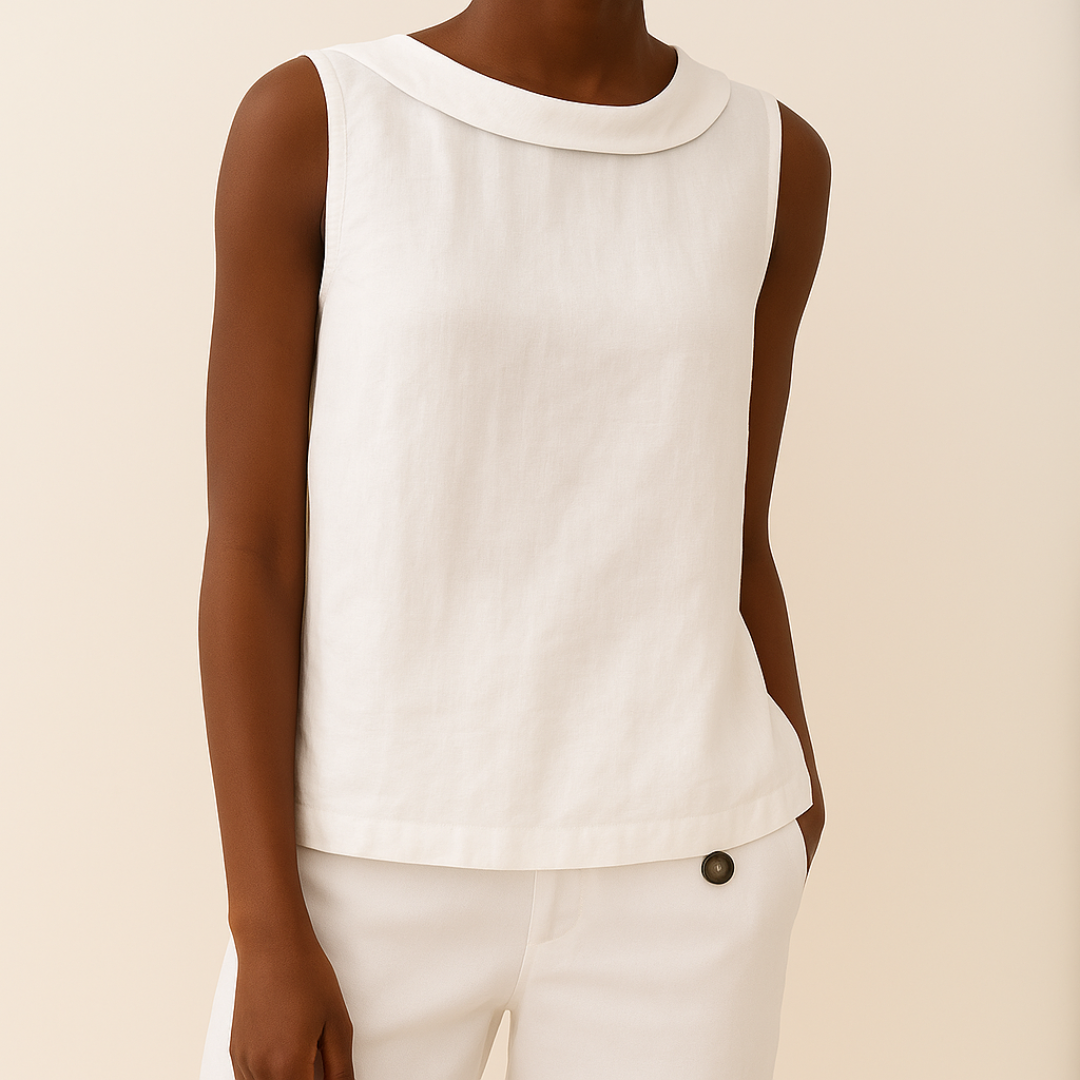 Clarisse – Sleeveless Textured Top
