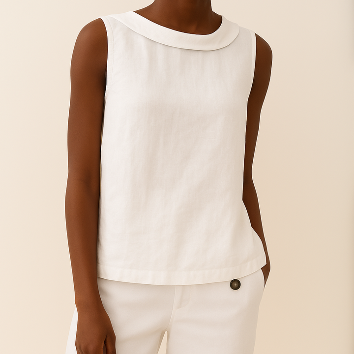 Clarisse – Sleeveless Textured Top