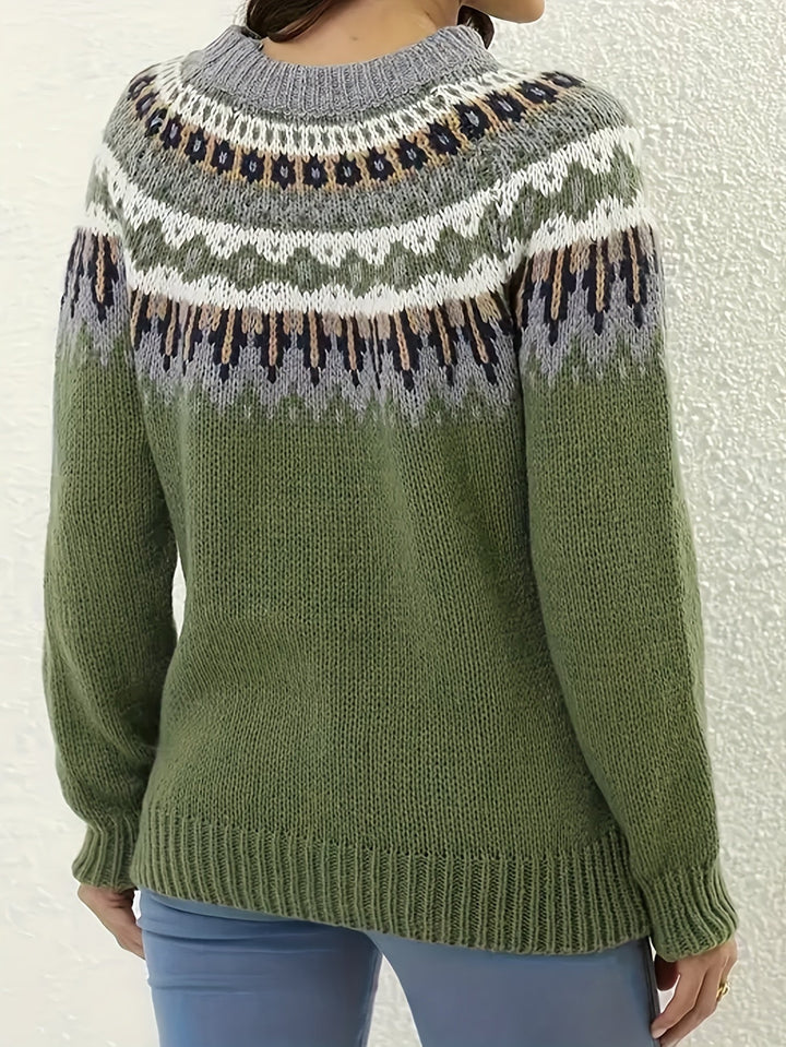 Tessa – Fair Isle Knit Jumper