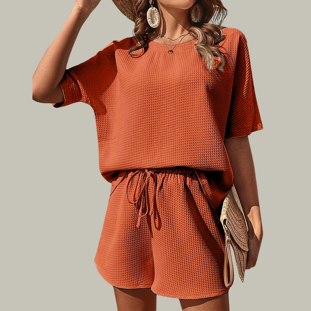Naomi – Casual Plus Size Summer Lounge Set