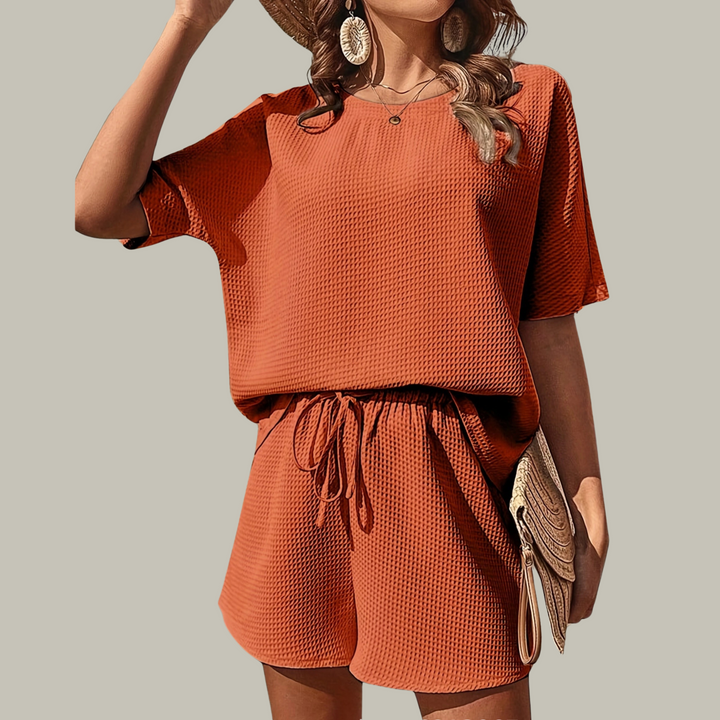 Naomi – Casual Plus Size Summer Lounge Set