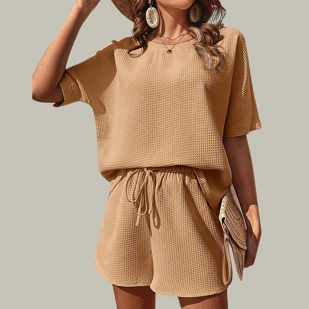 Naomi – Casual Plus Size Summer Lounge Set