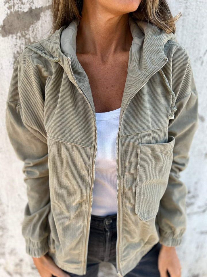 Lila – Casual Jacket with Hood and Zip