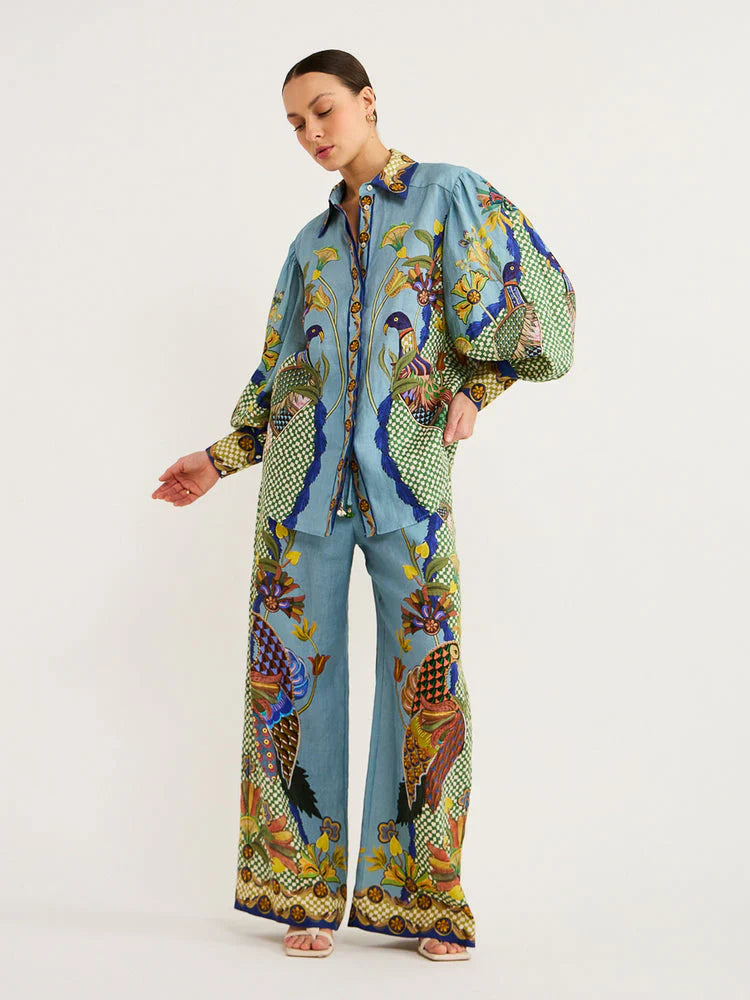 Kalea |Printed Two-Piece Set