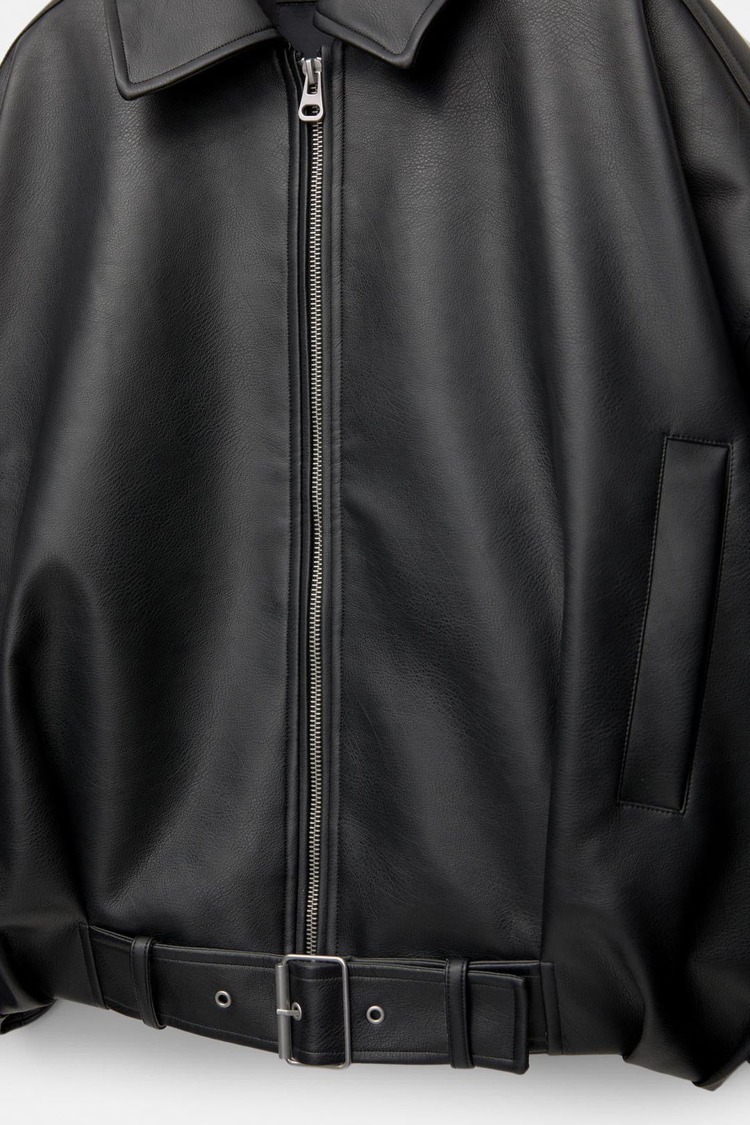 Vice | Oversized Leather Jacket