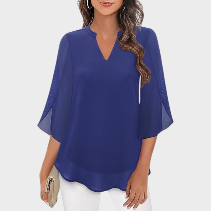 Mina – Flared Sleeve Blouse