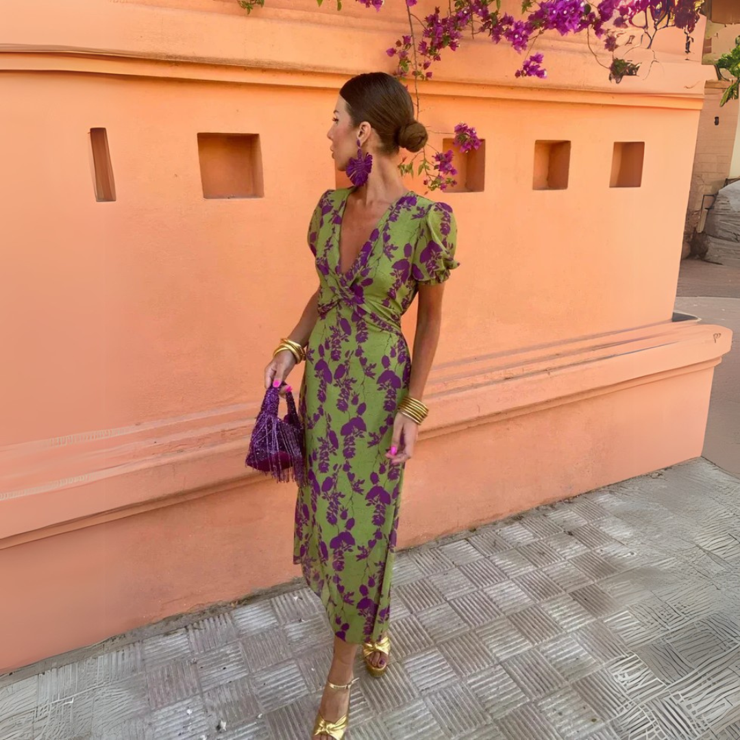 Danielle – Floral Midi Dress