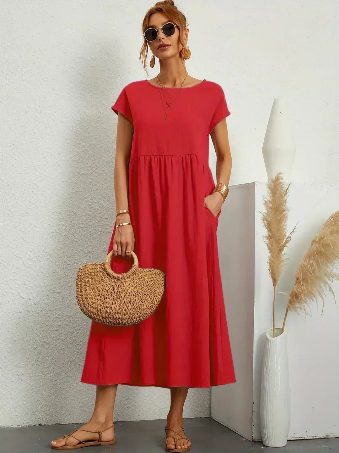 Sarina | Soft Cotton Dress
