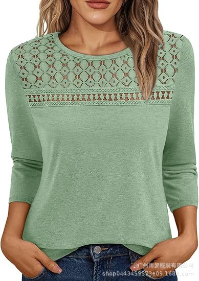 Dovira – Lace Panel Top
