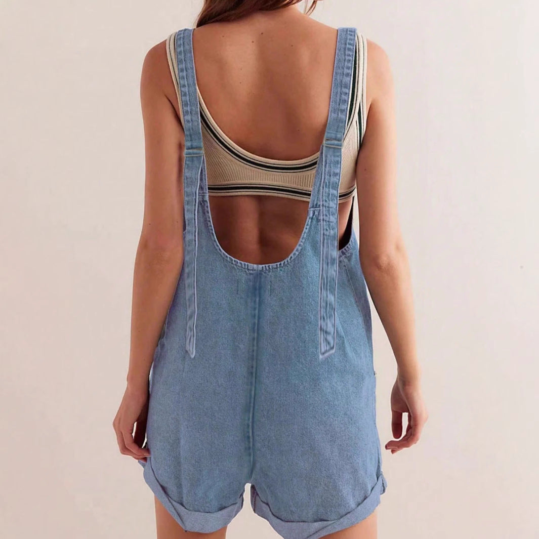 Renaya – Relaxed Denim Playsuit