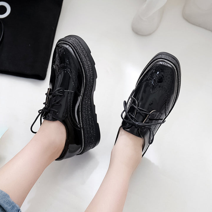 Teona – Platform Brogue Shoes