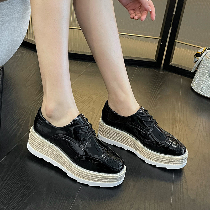 Teona – Platform Brogue Shoes