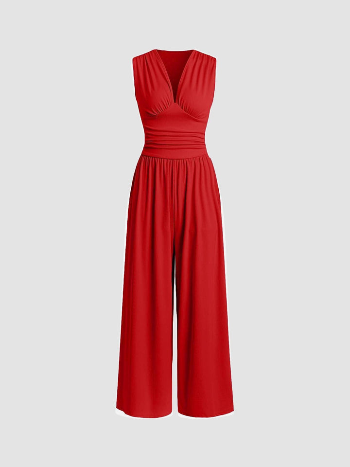 Roro – Sleeveless Wide-Leg Jumpsuit