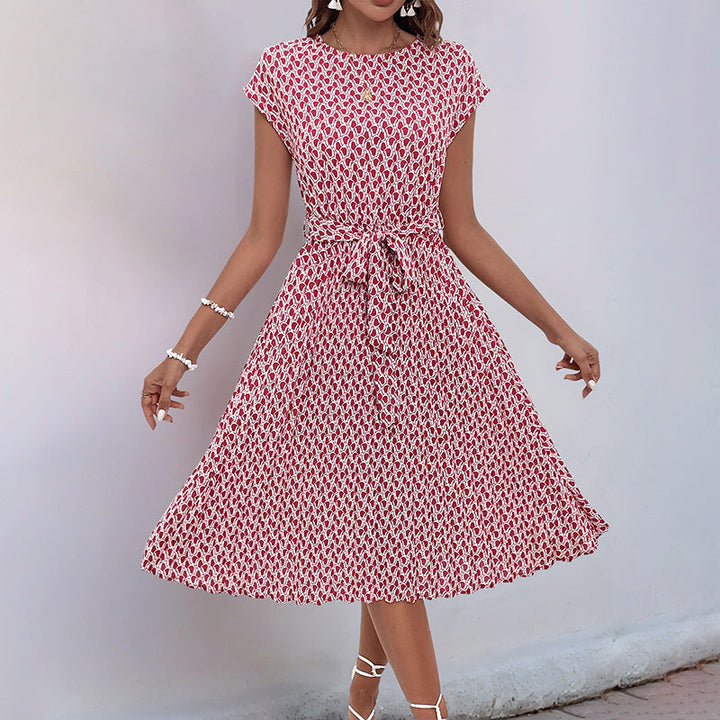 Rimara – Belted Midi Dress