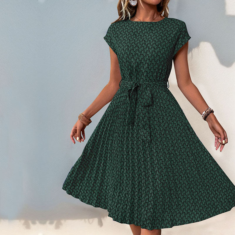 Rimara – Belted Midi Dress