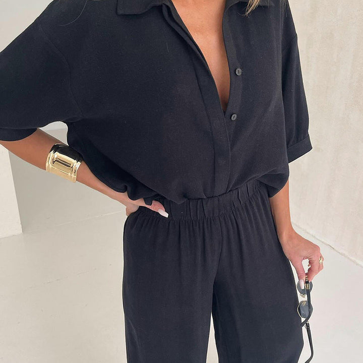 Roxane – Relaxed Shirt and Trousers Set