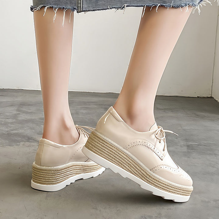Teona – Platform Brogue Shoes